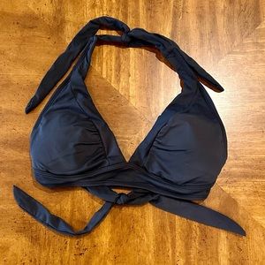 Athleta Serendipity Black Halter Bikini Top Size XS